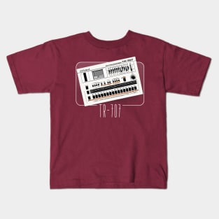 /// Retro Drum Machine Lover Design Kids T-Shirt